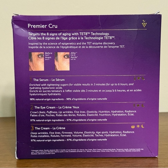 Caudalie Premier Cru Set: The Serum, Eye Cream, The Cream, New Anti-aging Set - Picture 4 of 9